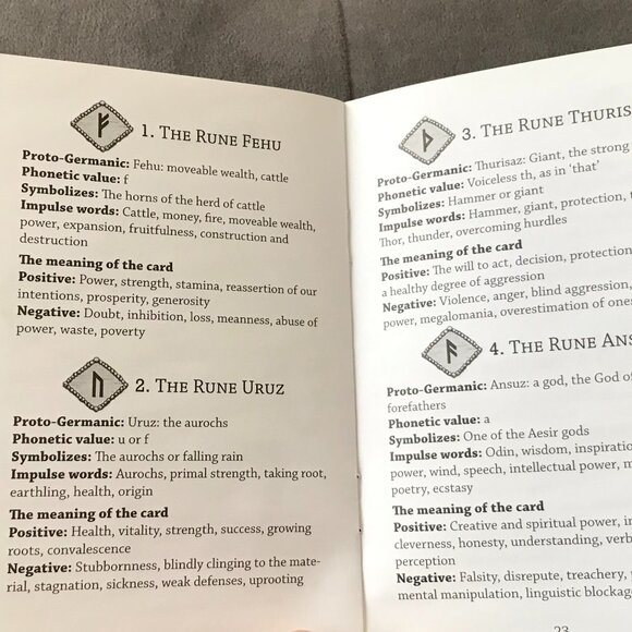 The Power of the Runes Oracle Cards Norse Mythology - Picture 10 of 10